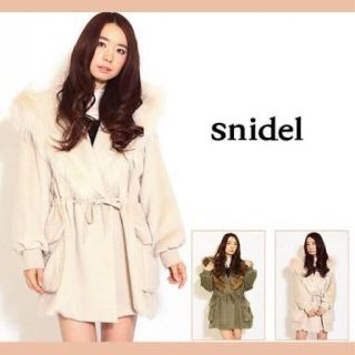 スナイデル(SNIDEL)の美品♡ファー付きモッズコート(モッズコート)