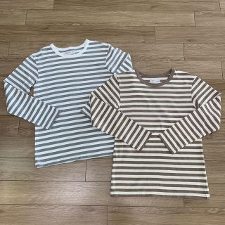 アニエスベー(agnes b.)のアニエスベー 定番 ボーダーカットソー ロンT 2枚セット(Tシャツ(長袖/七分))