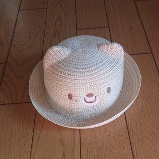 ニシマツヤ(西松屋)の西松屋 麦わら帽子 クマさん 42cm(帽子)
