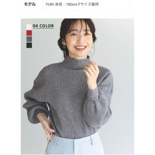 ZARA - 値下げ！BasementOnlineバルーンスリーブハイネックニットの ...