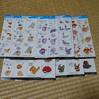 ポケモン ぽっぽ様専用 ポケモンナノブロック作り方9枚セットの通販 By ルナ S Shop ポケモンならラクマ