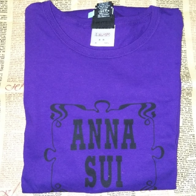 ANNA SUI(アナスイ)のアナスイ Tシャツ Lサイズ レディースのトップス(Tシャツ(半袖/袖なし))の商品写真