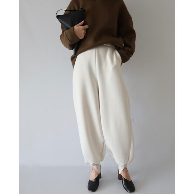 Light Spongish Jogger Pants_Ivory 20AW