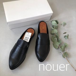 nouer■ELVIOZANON ■ラビット×レザーローファー■スコットクラブ