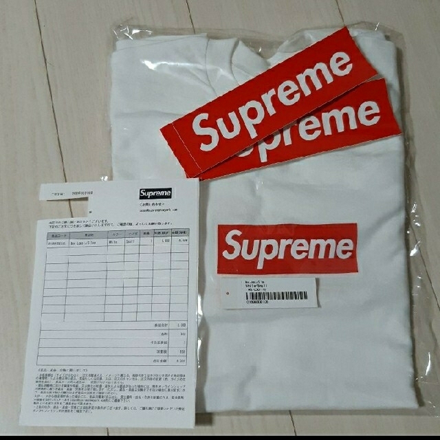 supreme box logo l/s tee sサイズ - www.smithlabresearch.org