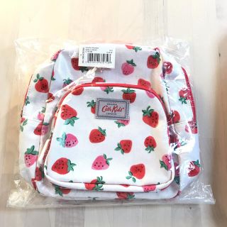 キャスキッドソン(Cath Kidston)の︎キャスキッドソン いちご柄リュック(リュックサック)