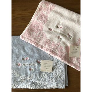 ローラアシュレイ(LAURA ASHLEY)の〈専用〉ローラアシュレイのフェイスタオル(未使用品)2枚(タオル/バス用品)