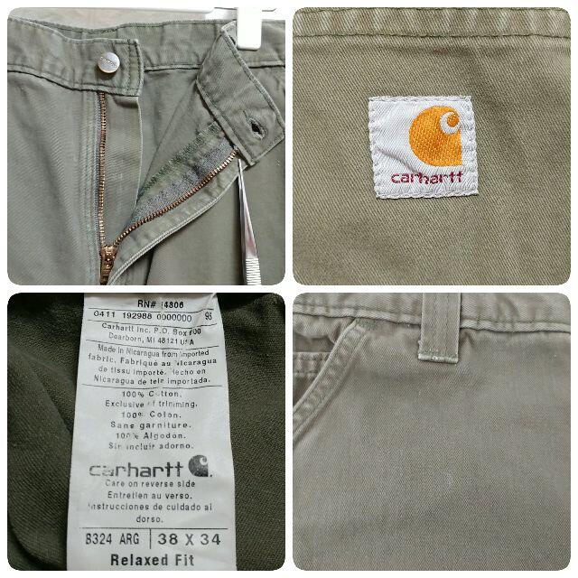 carhartt(カーハート)のカーハート ペインターパンツ　ワークパンツ パッチロゴ カーキ メンズのパンツ(ワークパンツ/カーゴパンツ)の商品写真