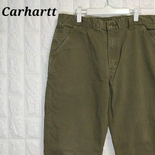 カーハート(carhartt)のカーハート ペインターパンツ　ワークパンツ パッチロゴ カーキ(ワークパンツ/カーゴパンツ)