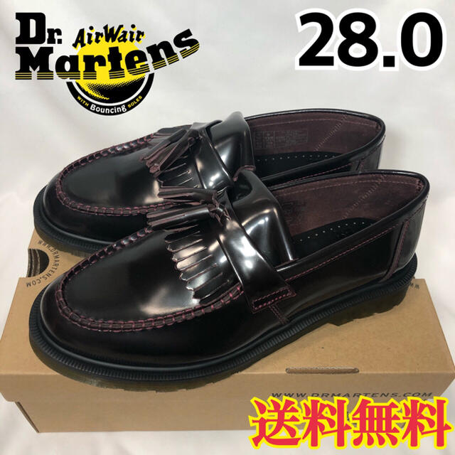 Dr.Martens(ドクターマーチン)の【新品】ドクターマーチン タッセル ローファー チェリーレッド 28.0 メンズの靴/シューズ(ドレス/ビジネス)の商品写真