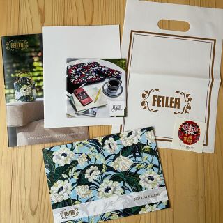 フェイラー(FEILER)のフェイラー FEILER 最新カタログ カレンダー シール セット(カレンダー/スケジュール)