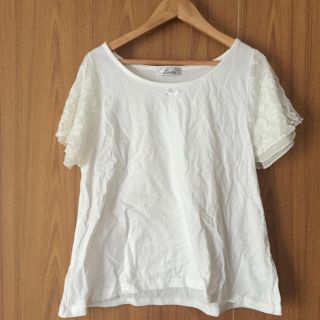 リネッタ(Linetta)のLinetta 袖レースTシャツ(Tシャツ(半袖/袖なし))