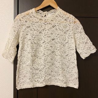 ローリーズファーム(LOWRYS FARM)のLOWRYSFARM ローリーズファーム/レース トップス ブラウス カットソー(カットソー(半袖/袖なし))