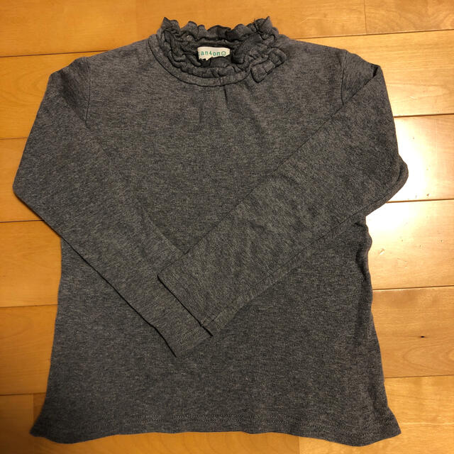 3can4on(サンカンシオン)の3can4on ハイネックカットソー　120 キッズ/ベビー/マタニティのキッズ服女の子用(90cm~)(Tシャツ/カットソー)の商品写真