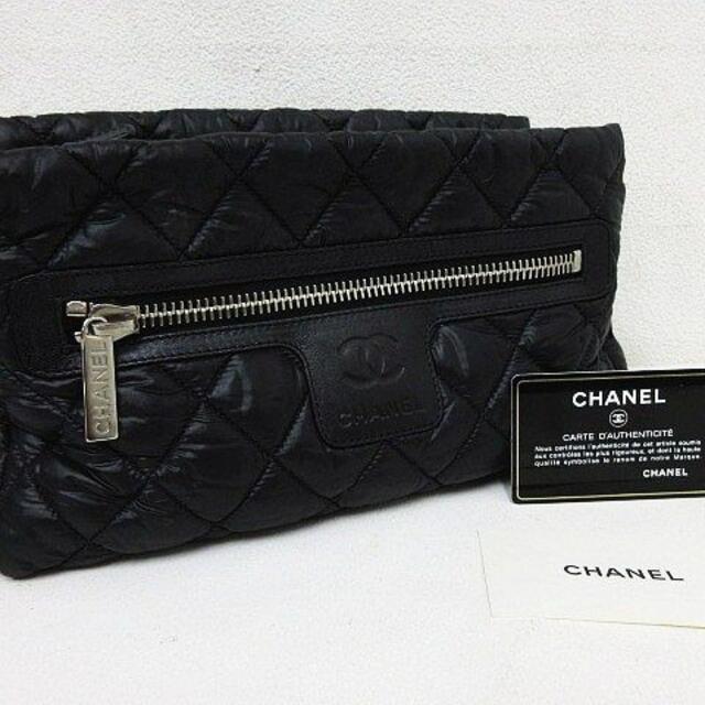 【美品】 CHANEL シャネル コココクーン ナイロン ポーチ