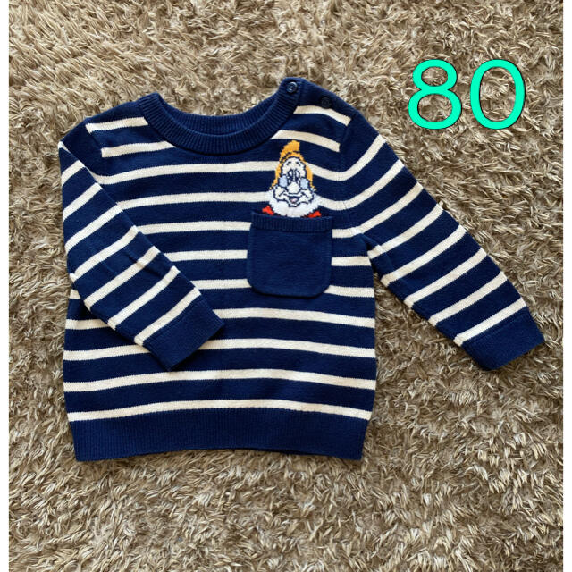 babyGAP(ベビーギャップ)のbaby GAP 7人の小人セーター　12-18m キッズ/ベビー/マタニティのベビー服(~85cm)(ニット/セーター)の商品写真