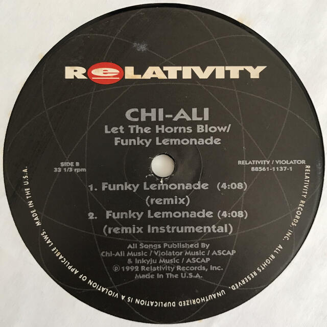 Chi-Ali - Funky Lemonadeレコード