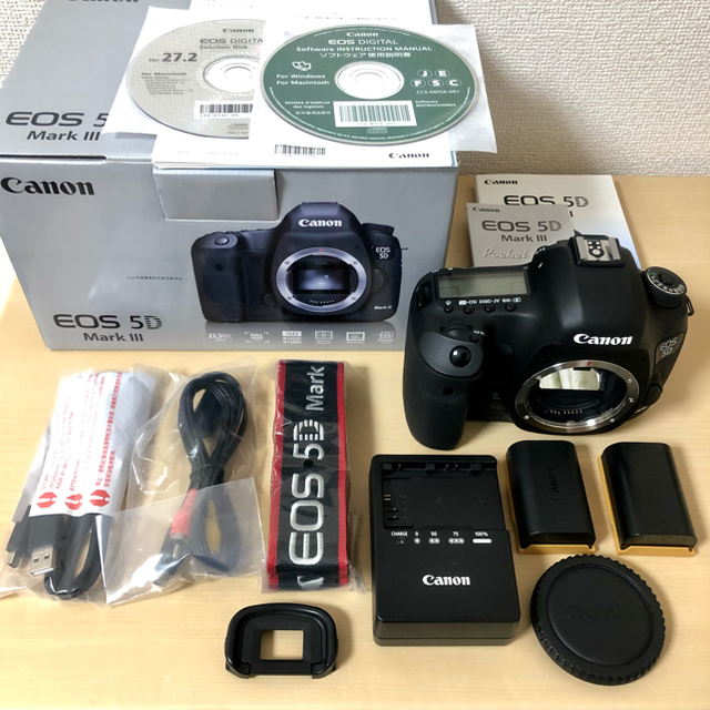 Canon(キヤノン)のCanon EOS 5D Mark III  ボディーのみ 極美品  スマホ/家電/カメラのカメラ(デジタル一眼)の商品写真