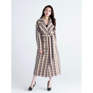 エミリアウィズ チェック ロングコート(レディース)の通販 16点 ...