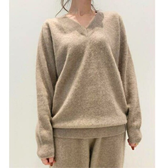 L'Appartement アパルトモン Cashmere V/N Knitレディース