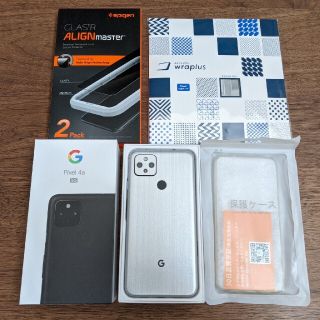 グーグルピクセル(Google Pixel)のGoogle Pixel 4a (5g) SIMフリー アクセサリー付(スマートフォン本体)