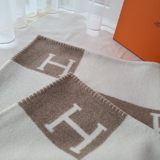 美しい Hermes - エルメス ブランケット ひざ掛け アヴァロン ベビー
