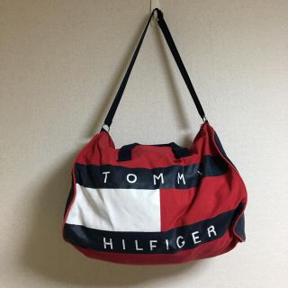 TOMMY HILFIGER - 当時物90年代非売品TOMMY HILFIGER キャンバスドラムバッグ　90s