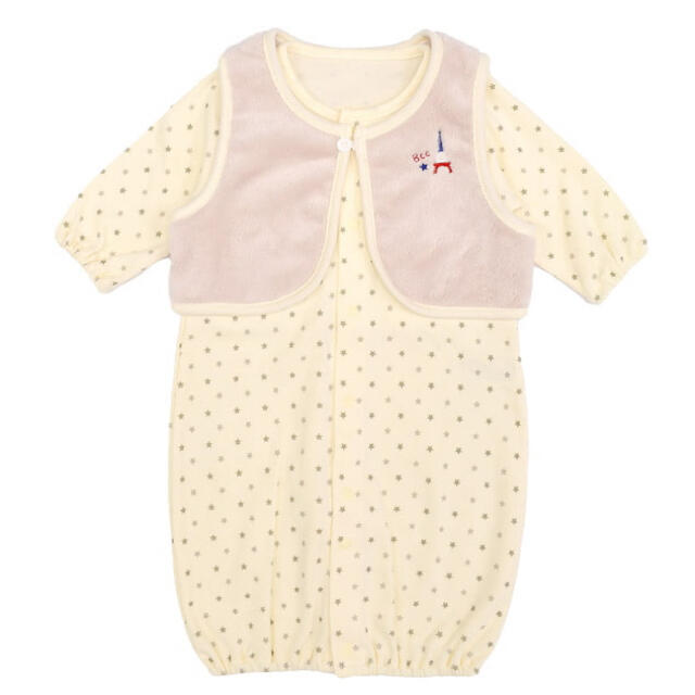 Nishiki Baby(ニシキベビー)の新品未使用2way ドレスオール ロンパース キッズ/ベビー/マタニティのベビー服(~85cm)(カバーオール)の商品写真