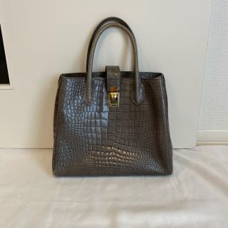 フルラ(Furla)のハンドバッグ　クロコダイル型押し(ハンドバッグ)