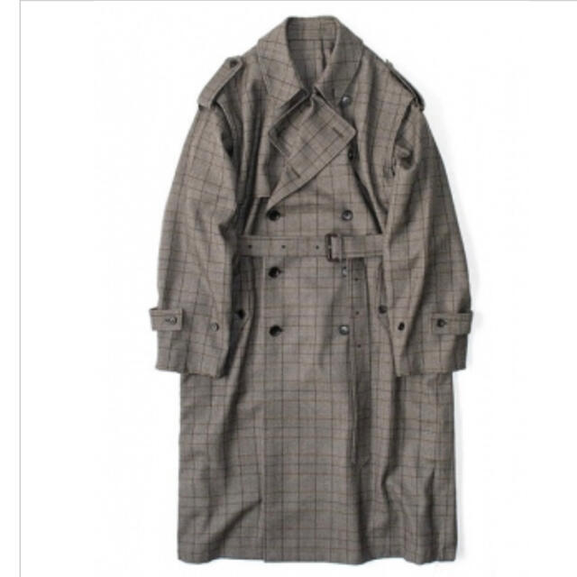 stein 20aw DEFORMATION TRENCH COAT