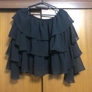 ザラ(ZARA)のZARA♡フリルシフォンブラウス♡XS(シャツ/ブラウス(長袖/七分))