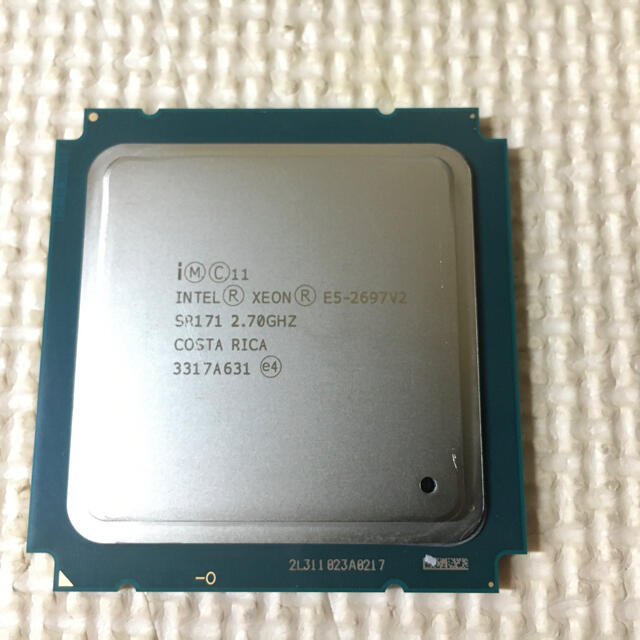 Xeon E5-2697 V2 12コア24スレッドLGA2011 正常動作品PC/タブレット