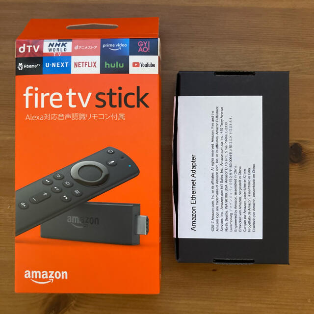 Fire TV stick + イーサネットアダプター スマホ/家電/カメラのテレビ/映像機器(その他)の商品写真