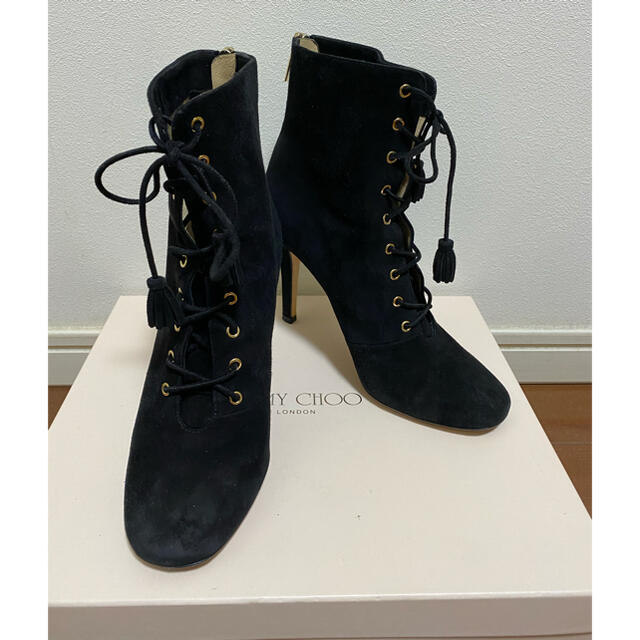 Jimmy Choo(ジミーチュウ)スエードブーツ 36.5(23.5 cm) - ブーツ