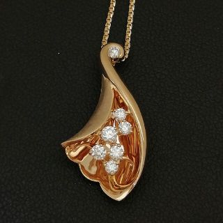 新品☆バッファローホーン 葉っぱのしずく ペンダント ネックレス