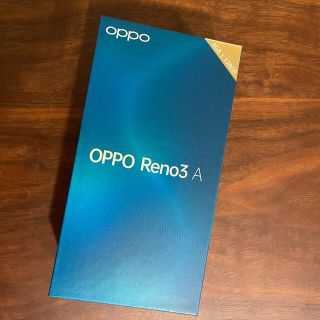 オッポ(OPPO)のOPPO Reno 3 A Black(スマートフォン本体)