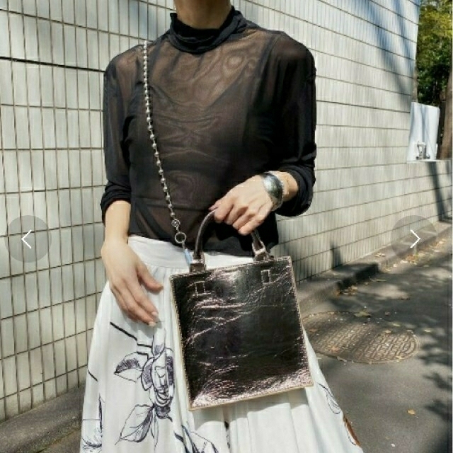 AMERI BALL CHAIN BOX BAG ブラック