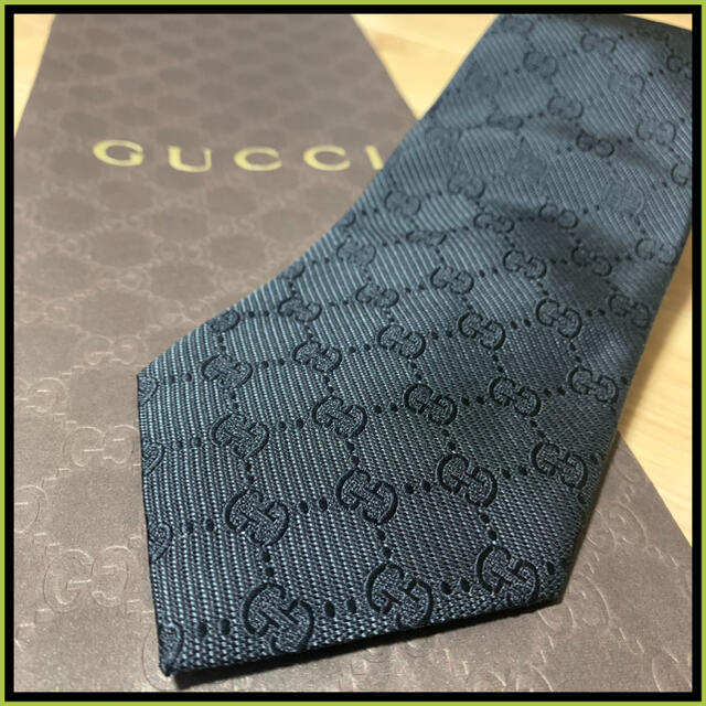 新品タグ付】GUCCI グッチ ネクタイ G Gロゴ ブラック 黒 【GINGER掲載
