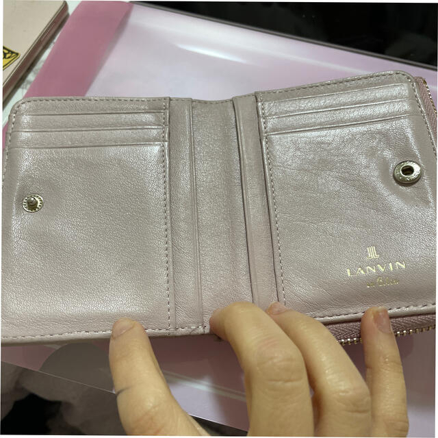 LANVIN en Bleu(ランバンオンブルー)の【値下げ】ランバン　二つ折り財布 レディースのファッション小物(財布)の商品写真