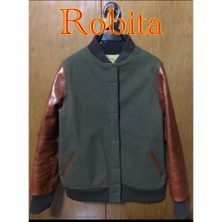 ロビタ(robita)の✴︎激レア✴︎【Robita】スタジャン✴︎革コンビブルゾン(スタジャン)