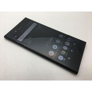 ソニー(SONY)のSIMフリー au XPERIA XZ1 SOV36 ブラック◆美品◆36(スマートフォン本体)