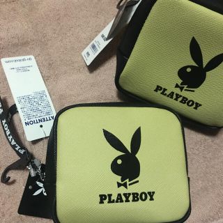 ジーユー(GU)のGU PLAYBOY ポーチ　2個セットプレイボーイ　新品未使用(ポーチ)