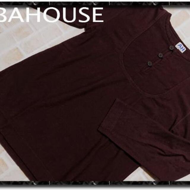 ABAHOUSE(アバハウス)のアバハウス　長袖カットソー　茶★難あり メンズのトップス(Tシャツ/カットソー(七分/長袖))の商品写真