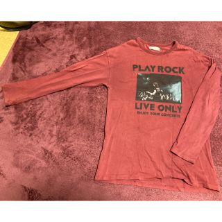 ザラキッズ(ZARA KIDS)のZARA ロンT 男の子140 バーガンディ(Tシャツ/カットソー)