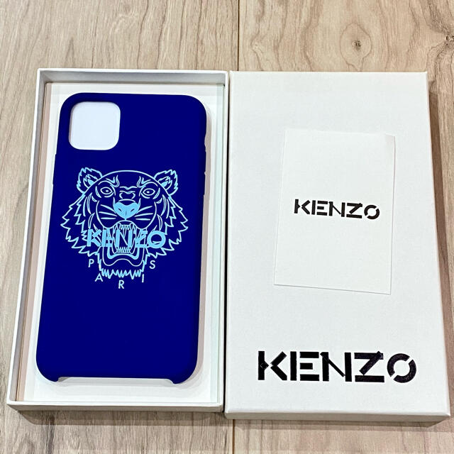 KENZO iPhoneケース iPhone proMax ケース 青 3