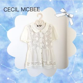 セシルマクビー(CECIL McBEE)のCECIL MCBEE ブラウス(シャツ/ブラウス(半袖/袖なし))