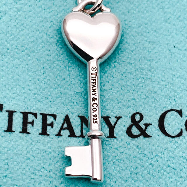 公式通販 美品 TIFFANY ティファニー ハートキー ダイヤ1pc シルバー