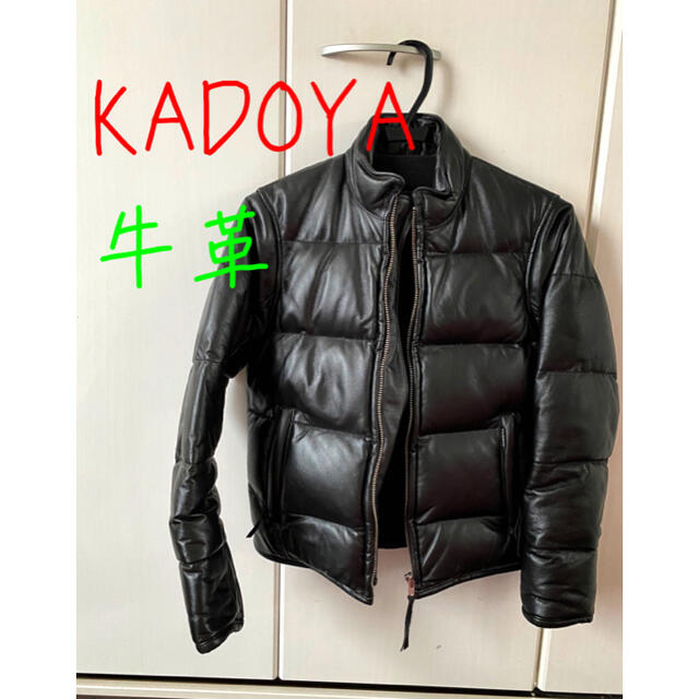 専用      Kadoya カドヤ　レザーダウンジャケット　美品