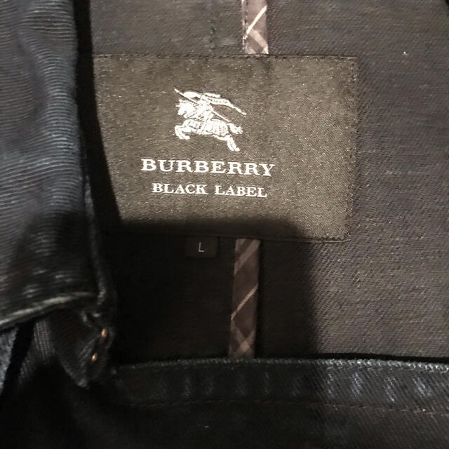 BURBERRY BLACK LABEL(バーバリーブラックレーベル)のバーバリー　ブラックレーベル　メンズトレンチコート　Lサイズ メンズのジャケット/アウター(トレンチコート)の商品写真