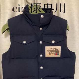 ザノースフェイス(THE NORTH FACE)のGUCCI × THE NORTH FACE ダウンジャケット　ダウンベスト(ダウンベスト)